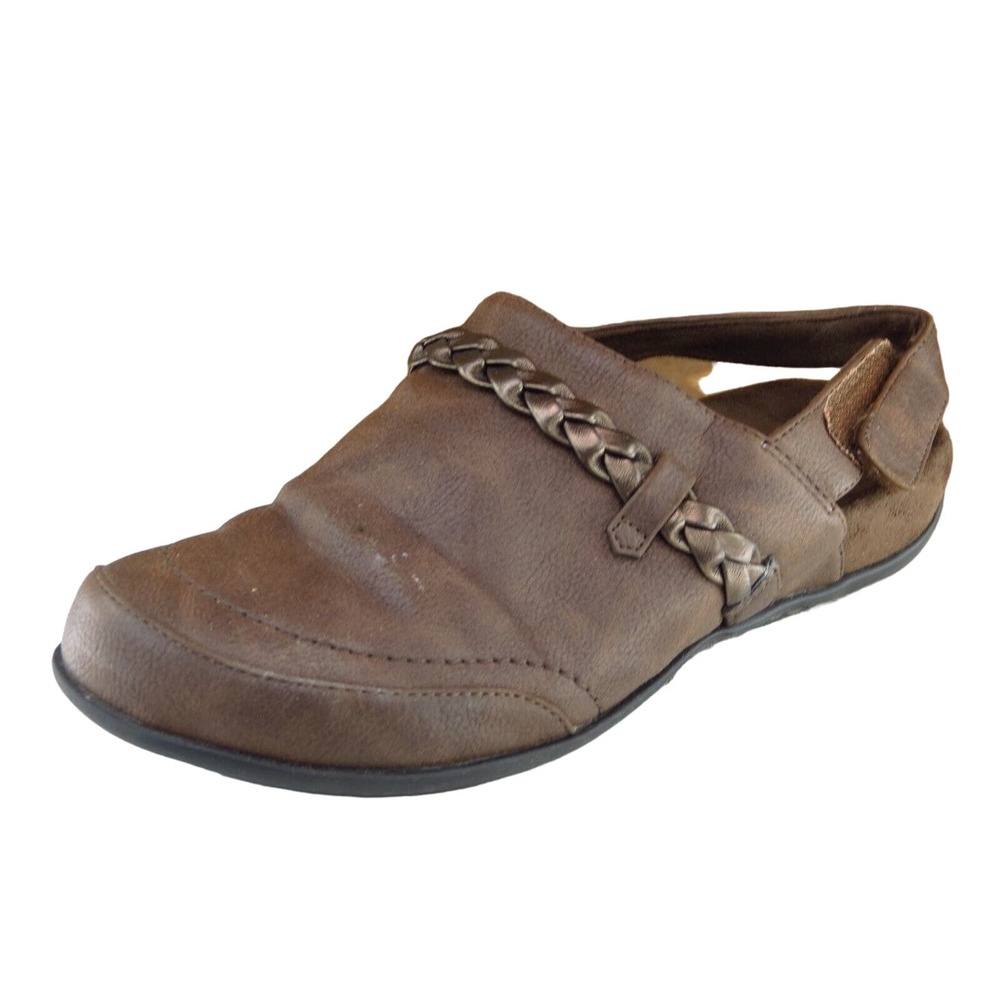 Orthaheel Size 8 M Brown‎ Mule Shoes Synthetic Women Kerstin